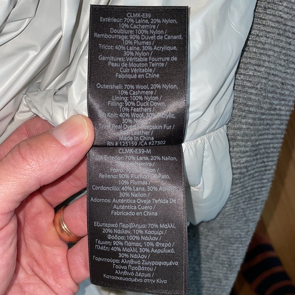 Mackage Aeron fur trimmed wool bomber - Picture 7 of 7